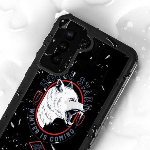 Game of Thrones: House Stark Direwolf Galaxy S24 Plus Waterproof Case